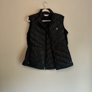Spyder Black Quilted Vest XL